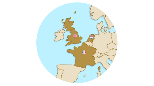 Chèques-cadeaux internationaux pour plusieurs pays